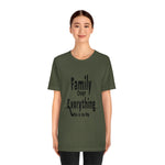 Family Over Everything Unisex Jersey Short Sleeve Tee