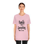 Family Over Everything Unisex Jersey Short Sleeve Tee