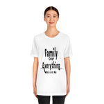 Family Over Everything Unisex Jersey Short Sleeve Tee